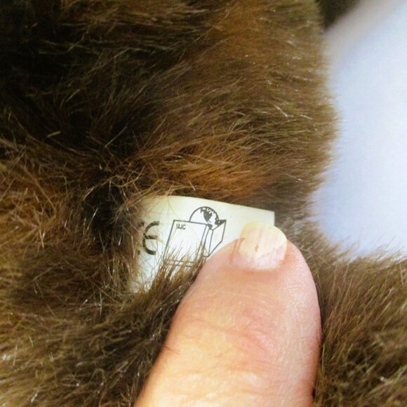 Purr-Fection MJC Plush Stuffed Bear Brown Floppy Cuddly Toy Soft Fur 14" - Picture 5 of 5